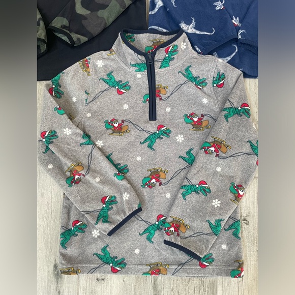 Three Oshkosh B’gosh fleece sweaters. Like new condition. $40 for all. - Picture 2 of 7